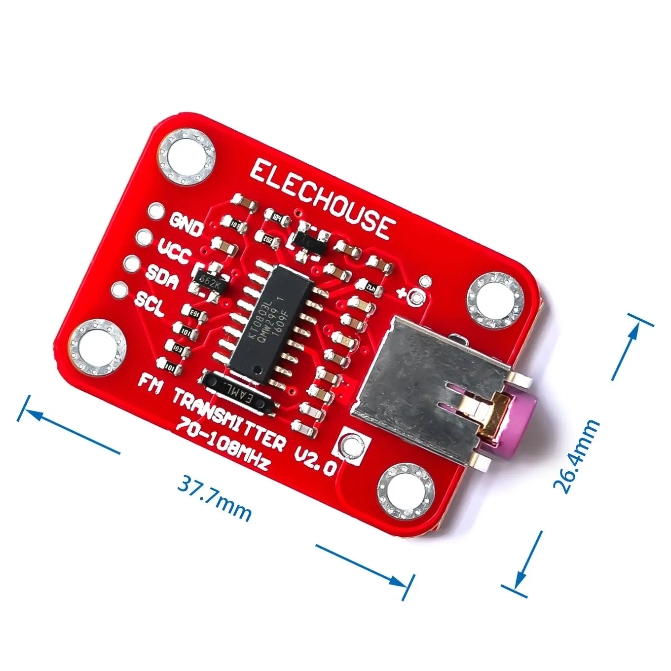FM радиопередатчик модуль радио передатчик станции для Arduino|module camera|module sfpmodule gps |