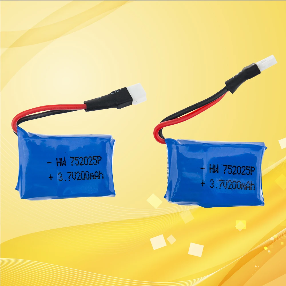 100 шт./лот 3 7 V 200mAh Syma X4 X11 X13 пульт дистанционного управления Самолет батарея