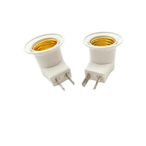 ЕС/США штекер E27 Базовый адаптер для лампового разъема портативный держатель лампы с выключателем управления