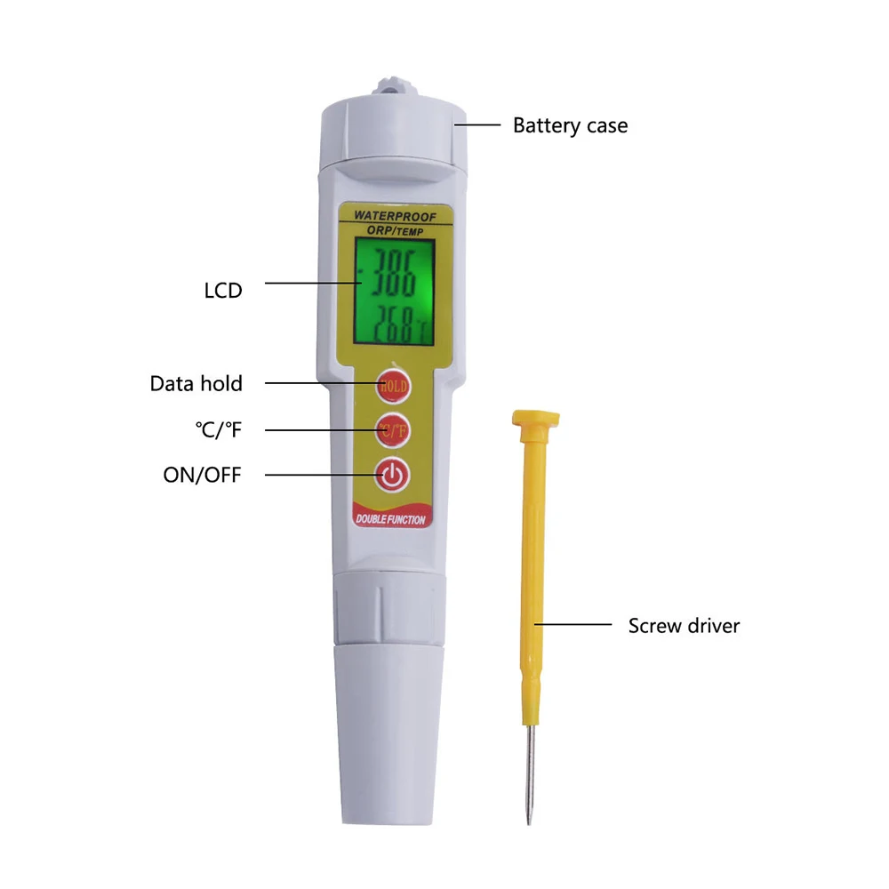 Тестер качества воды измеритель кислотности ручка счетчик Redox портативный ORP для