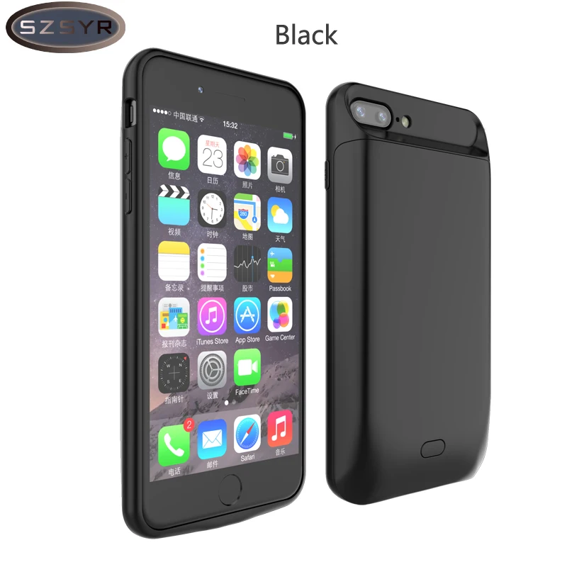Зарядное устройство корпус батареи 5000 mAh/7200 mAh питания для iphone 7/7 plus внешний