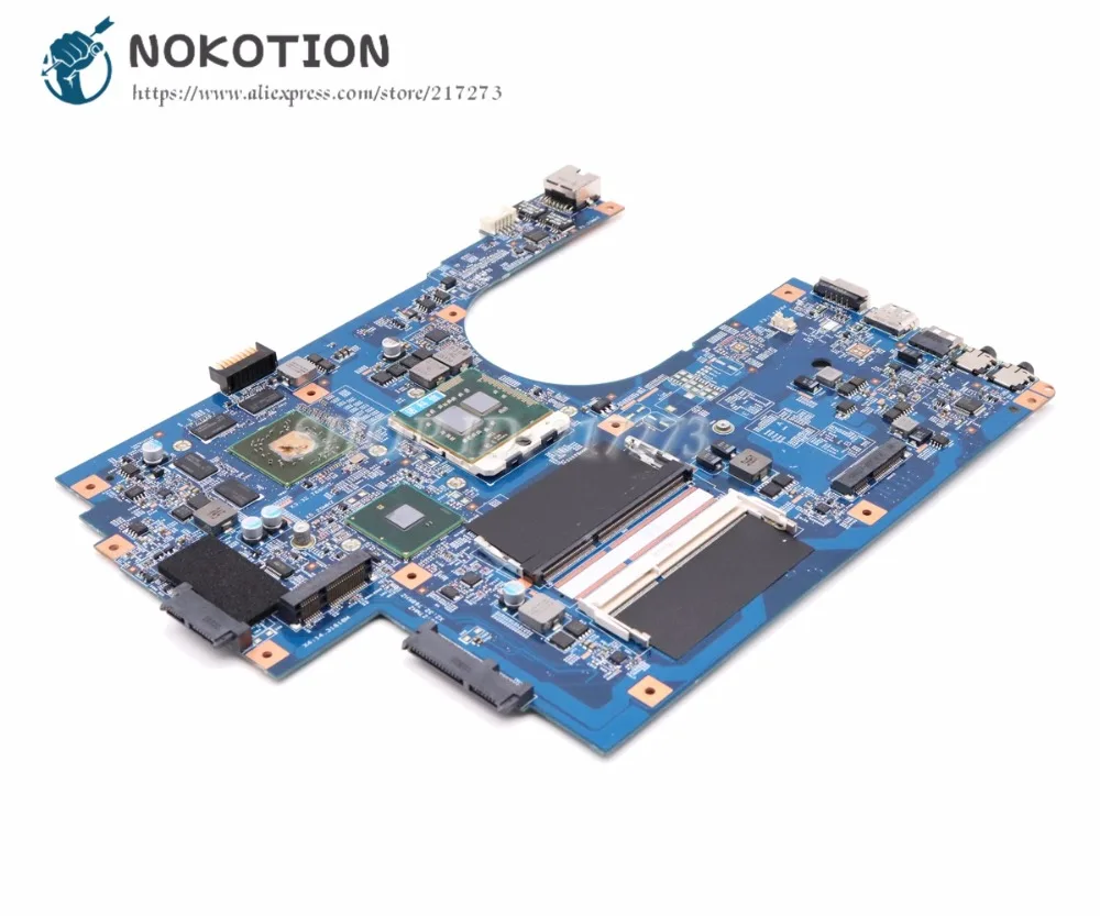 NOKOTION MBPT101001 48.4HN01.01M материнская плата для ноутбука acer 7741 7741G серии HM55 HD5650 1 ГБ Бесплатный процессор
