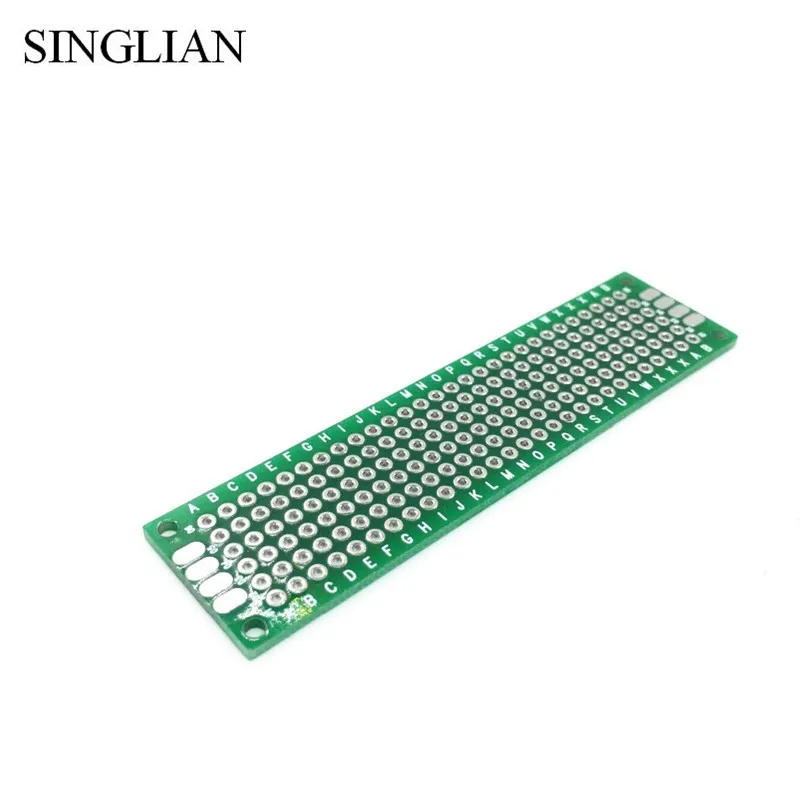 20 шт./лот 5x7 4x6 3x7 2x8 см двухсторонний медный Прототип PCB универсальная плата