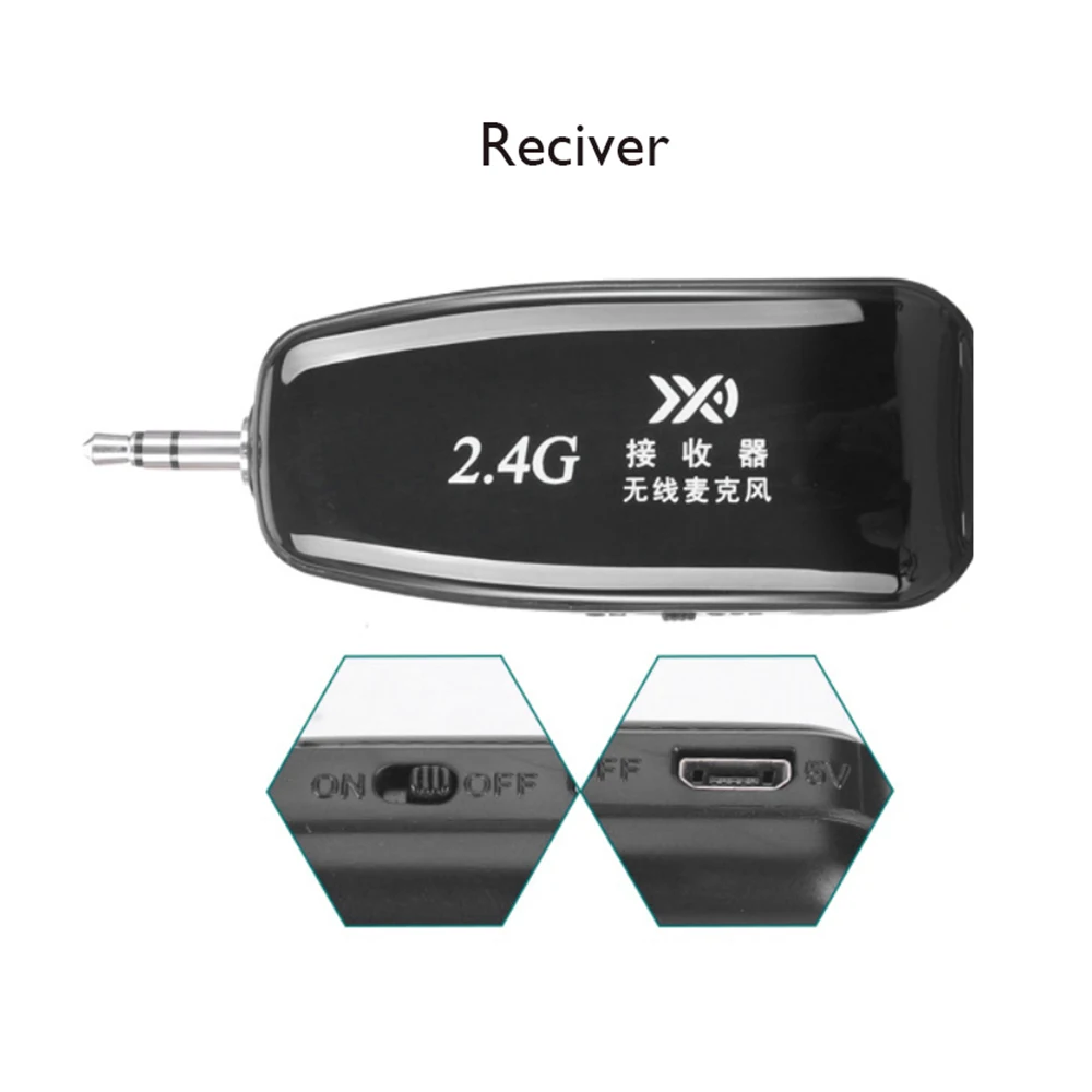 2 4G lavalier беспроводной микрофон гарнитура ручной для голосового усилителя