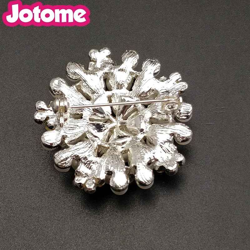

10pcs free shipping wedding bouquet pearl and crystal brooch