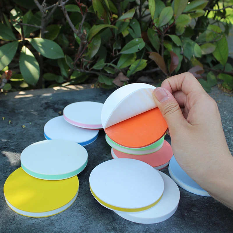 

2 pcs Multicolor Round Rubber Stamp Carving Blocks stationery for Scrapbooking DIY Rubber Stamp Craft,Postcards(Random delivery)