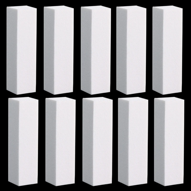 HNM 10 шт./компл. белая форма ногтей Полировщики для файл УФ гель инструменты