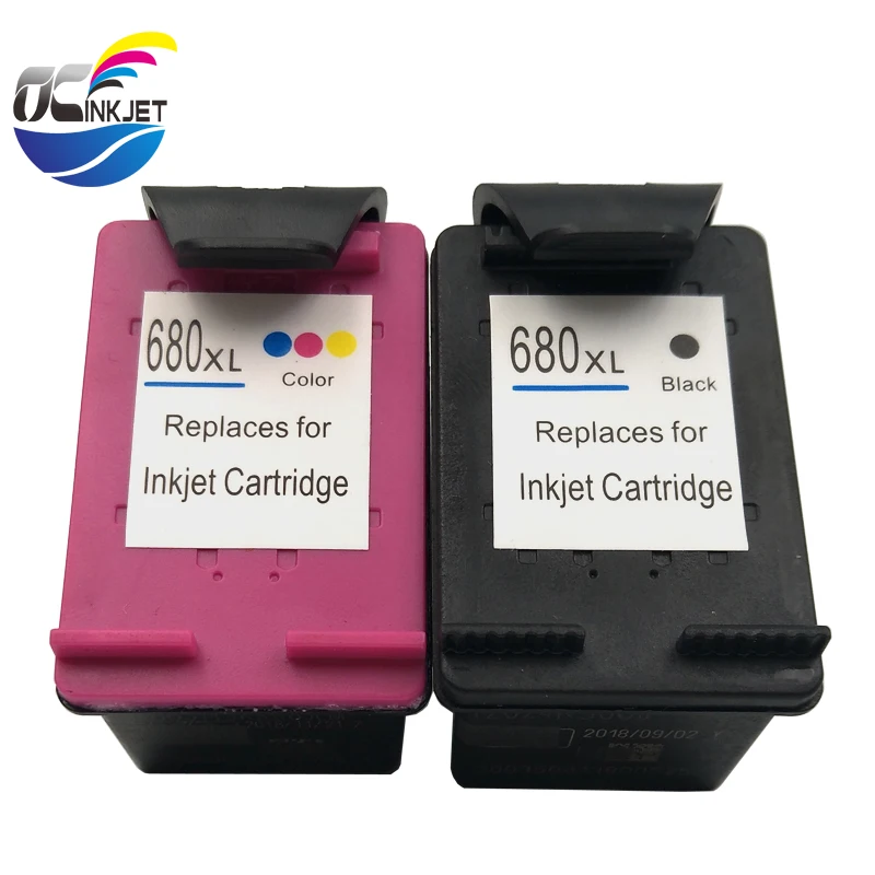 

OCINKJET 680 Replacement Ink Cartridge For HP 680 680XL Compatible For HP Deskjet 1115 1118 2135 2138 3635 3636 3638 With Chip