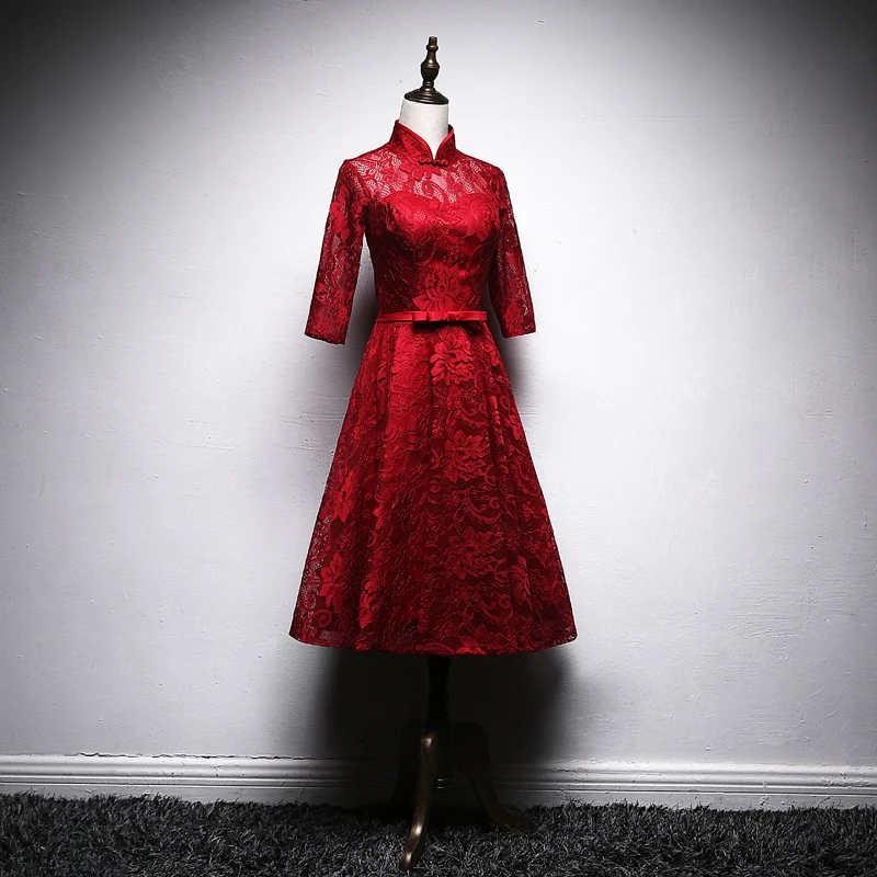 Соблазнительные красные короткие кружевные коктейльные платья женское короткое