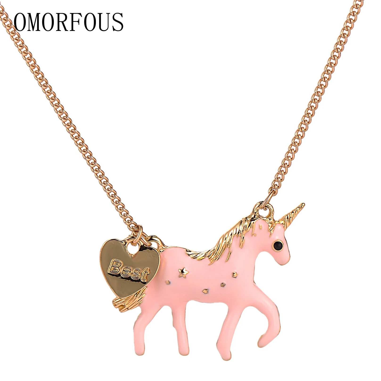 OMORFOUS 1 шт. новинка Лидер продаж модное ювелирное изделие эмалированное ожерелье