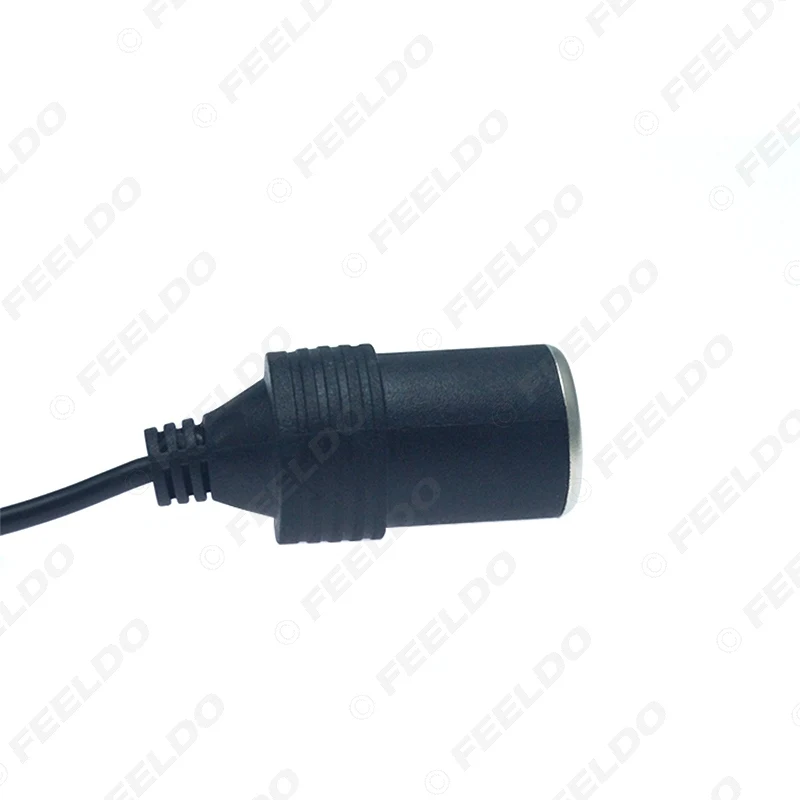 FEELDO DC12V зажим для клеммы аккумулятора прикуривателя питания штекер разъема