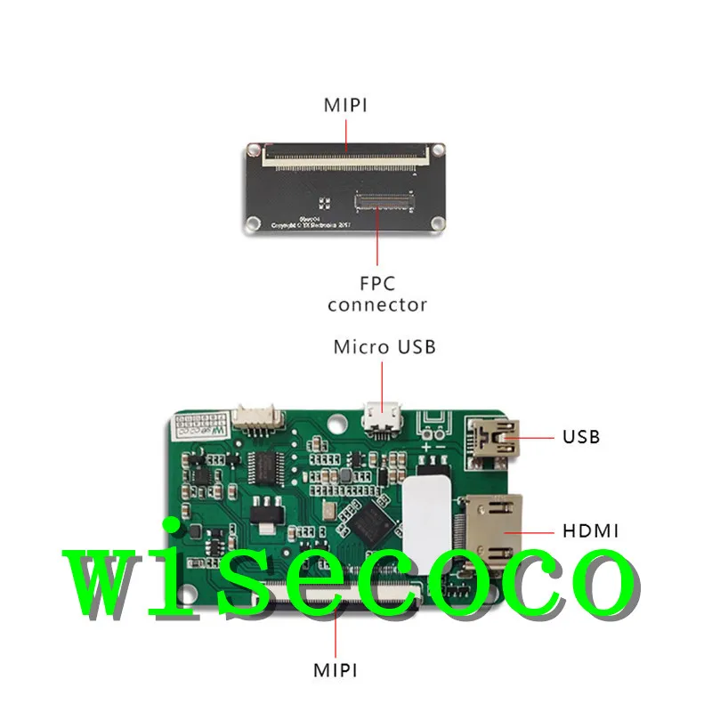 5,5 дюймов 1440x2560 2K ips ЖК-экран дисплей с HDMI к MIPI плата контроллера для Raspberry Pi 3 LS055R1SX04