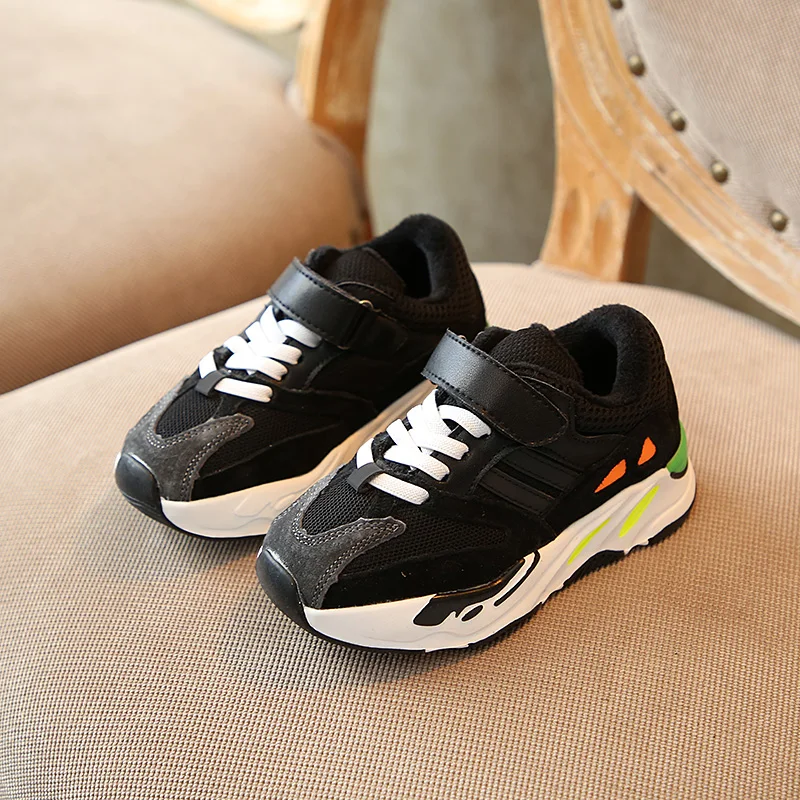 Ding Wa Children comfortable sports shoes extra thick winter breathable boys and girlscasual free shipping | Детская одежда и