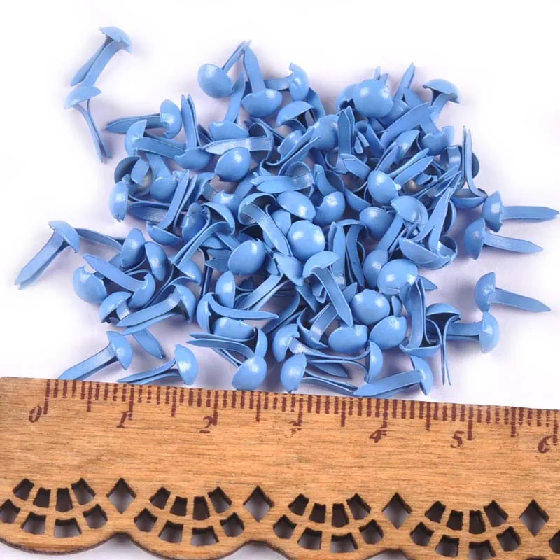 100 шт. смешанные металлические штифтики для скрапбукинга аксессуары украшение