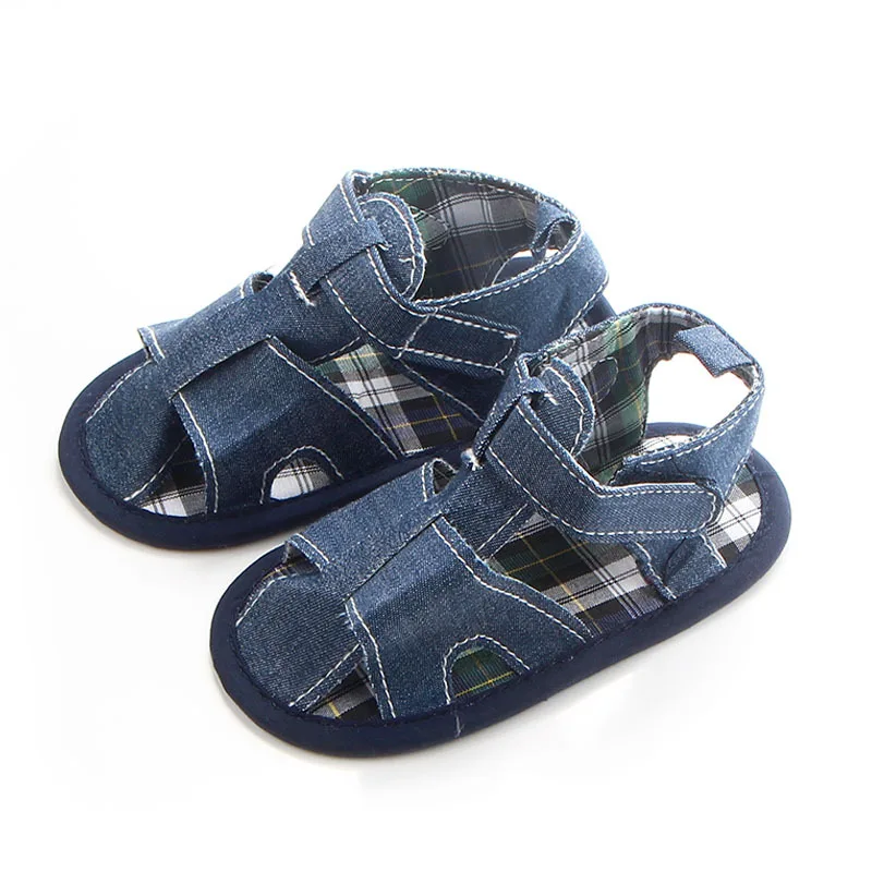 Пляжная Летняя детская обувь брендовые сандалии с закрытым носком для маленьких