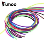 Bimoo 48 мкатушка 2 мм тонкая пленка Эластичная Трубка для Scud креветки Нимфа нахлыстовое рыболовное снаряжение рукав Sabiki материал для вязания мушек флуоресцентный розовый