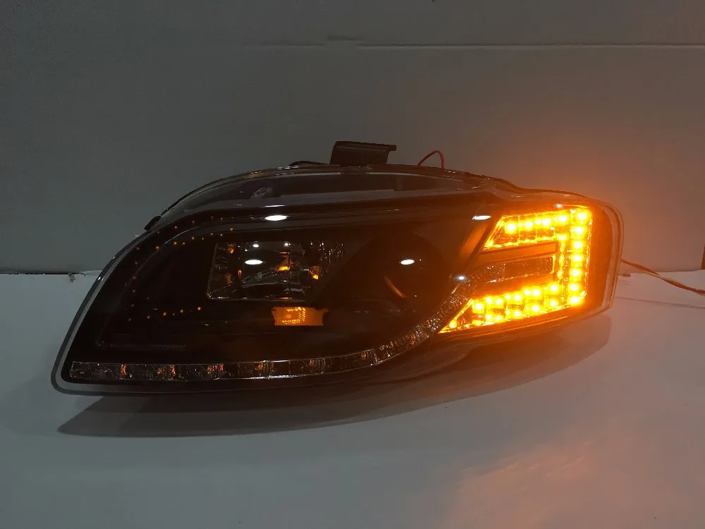 Для VLAND Автомобильная фара для Audi для A4 B7 светодиодный фонарь 2005-2008 года HID Xenon объектив СВЕТОДИОДНЫЙ DRL