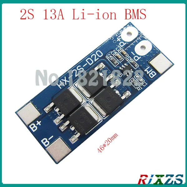 Защитная плата 2S 13A Li Ion 8.4V18650 BMS PCM для батарей lipo|bms pcm|protection boardbattery protection board |