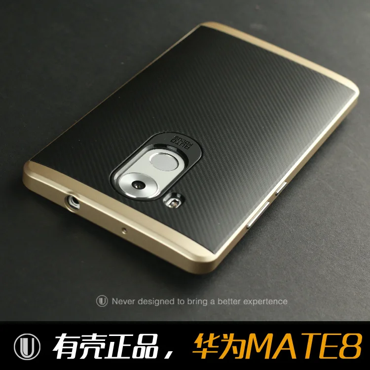 100% оригинальный бренд GU JIANG Huawei mate 8 чехол Роскошный силиконовый с ПК рамкой для