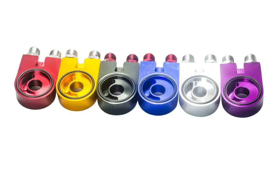 WLR RACING-AN10 Универсальный Масляный фильтр Кулер Сэндвич пластина адаптер M20 * 1 5 и