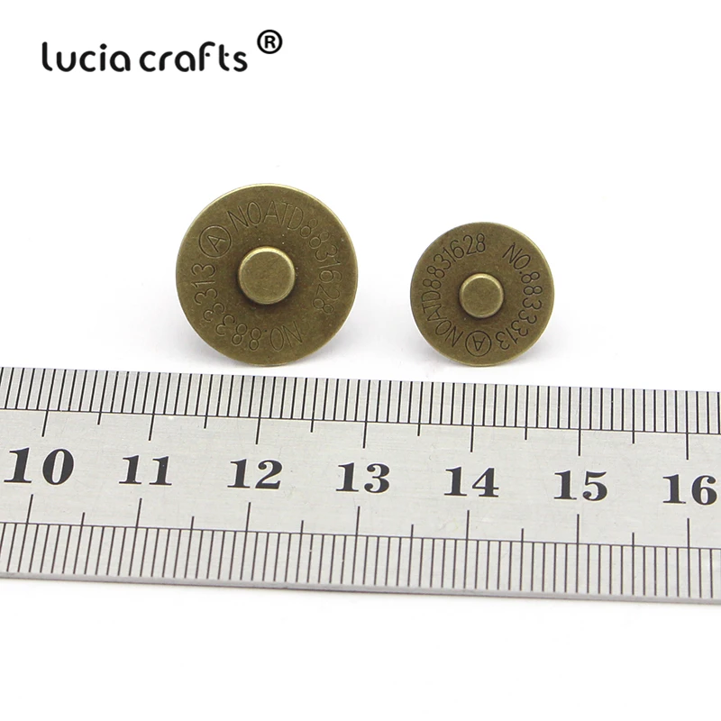 Магнитная пряжка Lucia crafts 5 компл./лот 14 мм/18 мм металлические кнопки застежки