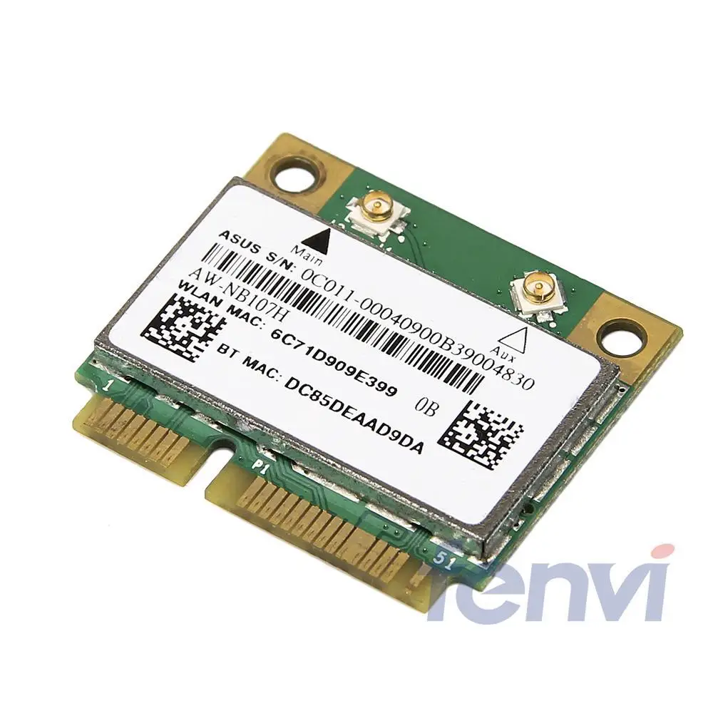 Адаптер Wi Fi bluetooth BCM943142HM 150 Мбит/с Broadcom BCM943142 802.11b/g/n + BT 4 0 половинный Mini PCI e|wlan card|wifi