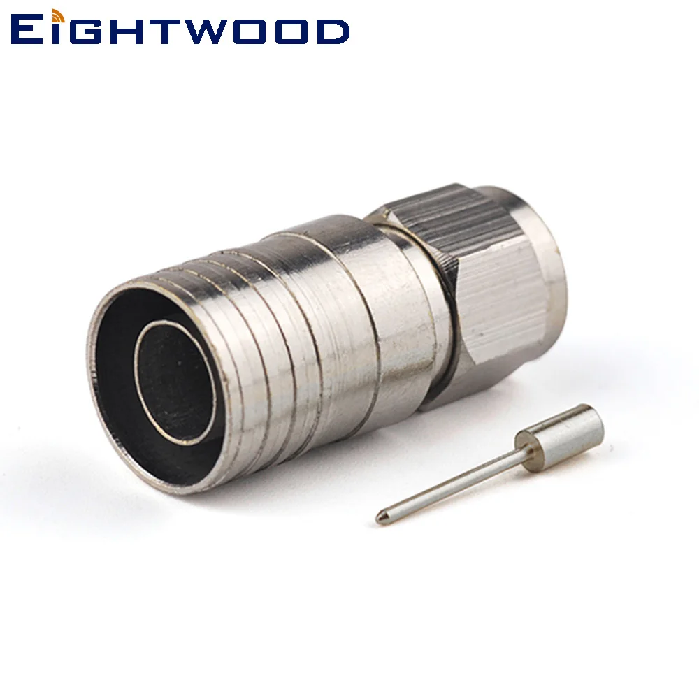 Eightwood 10 шт. Автомобильная цифровая ТВ антенна F штекер RF коаксиальный соединитель