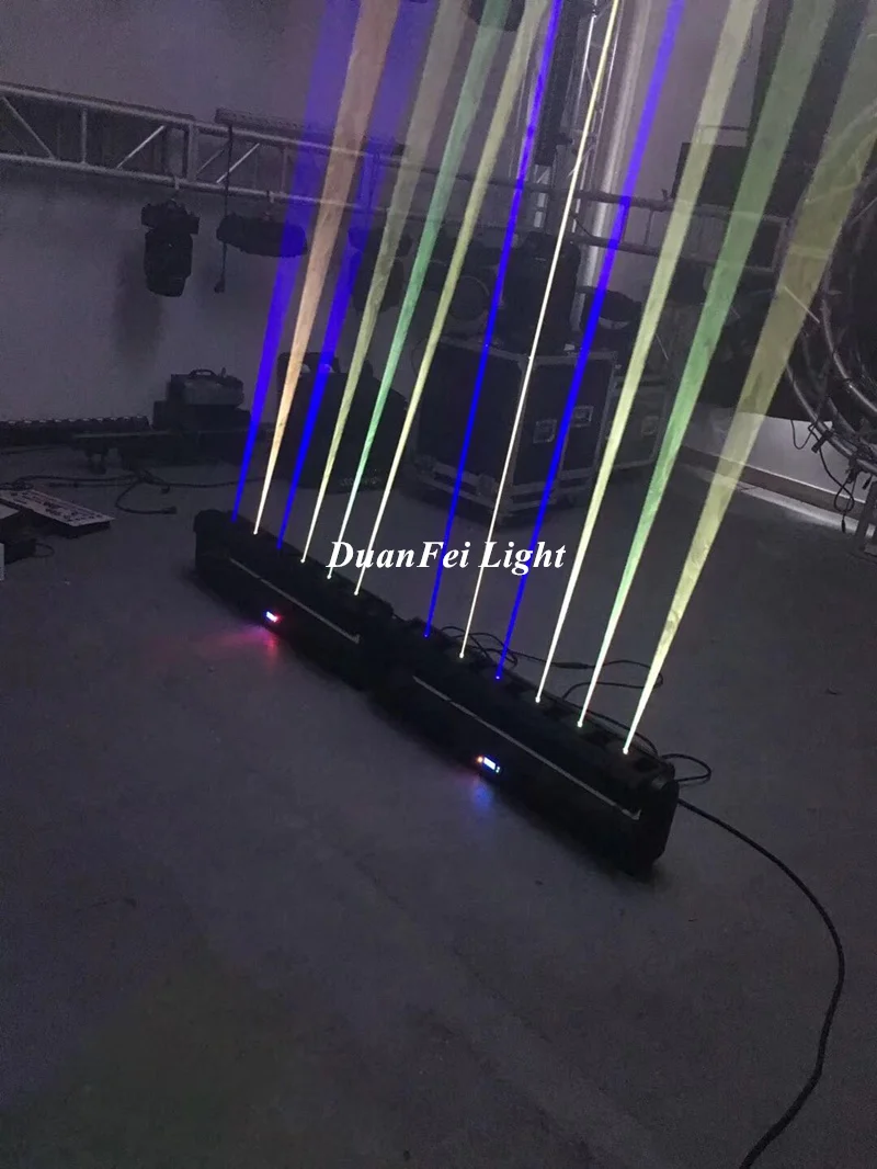 Лазерный светильник RGB с 6 движущейся головкой 3 в 1|Эффект освещения сцены| |