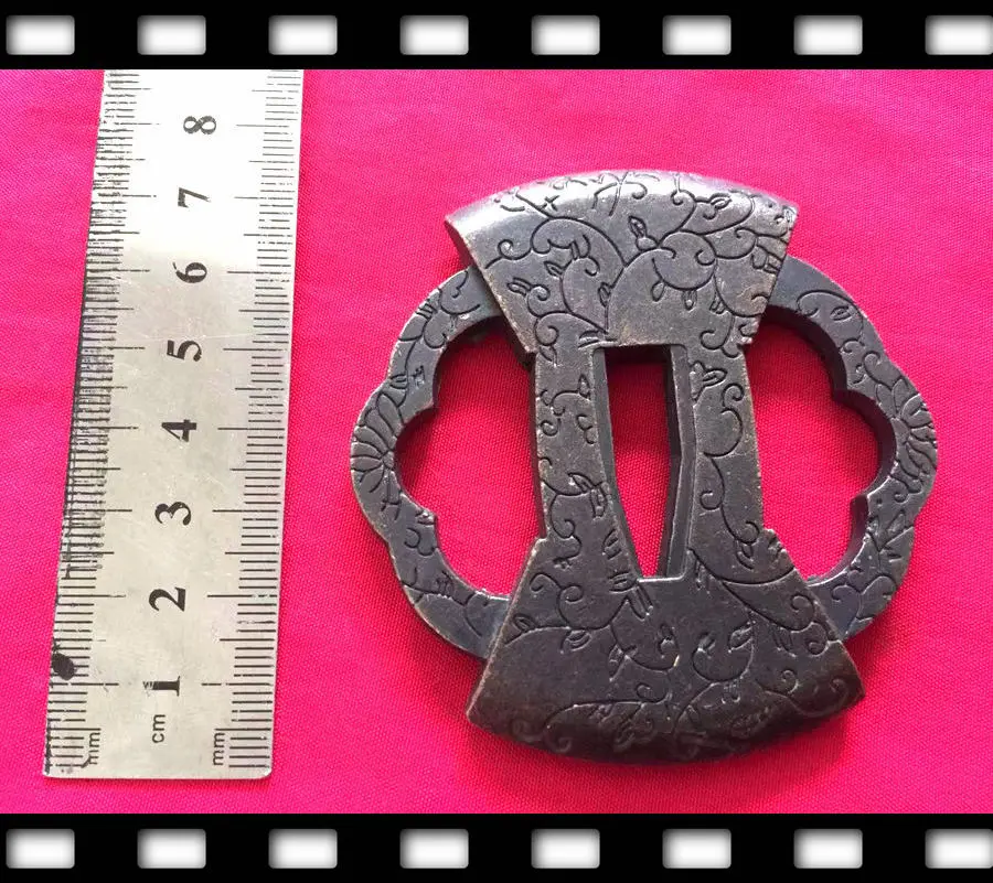Высококачественная защита Tsuba из сплава для японской искусственной кожи фитинги