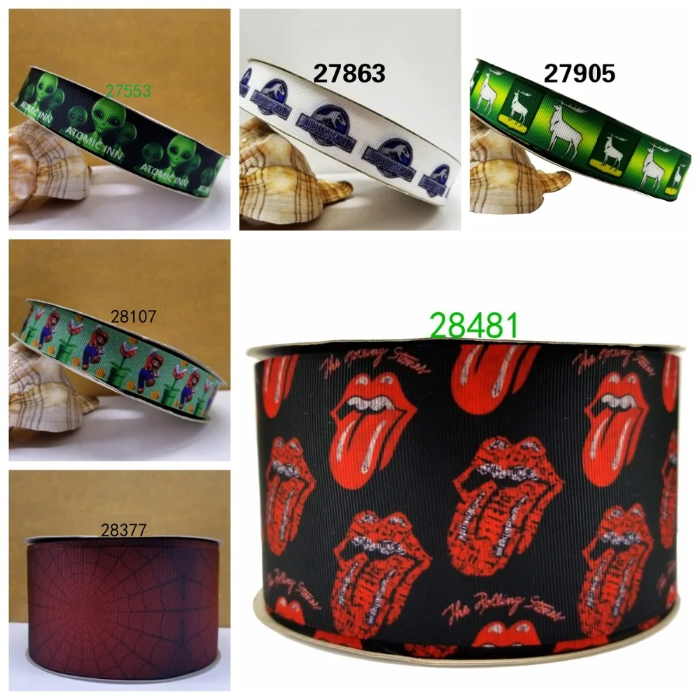 50 ярдов мультфильм напечатанный grosgrain ленты 28481