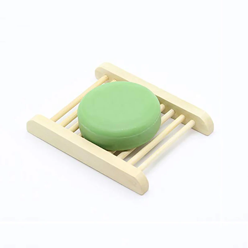 Деревянная полка для мыла GOALONE из натурального бамбука деревянная Коробка