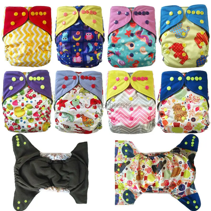 Все в одном древесный уголь бамбуковая детская ткань пеленки Моющиеся