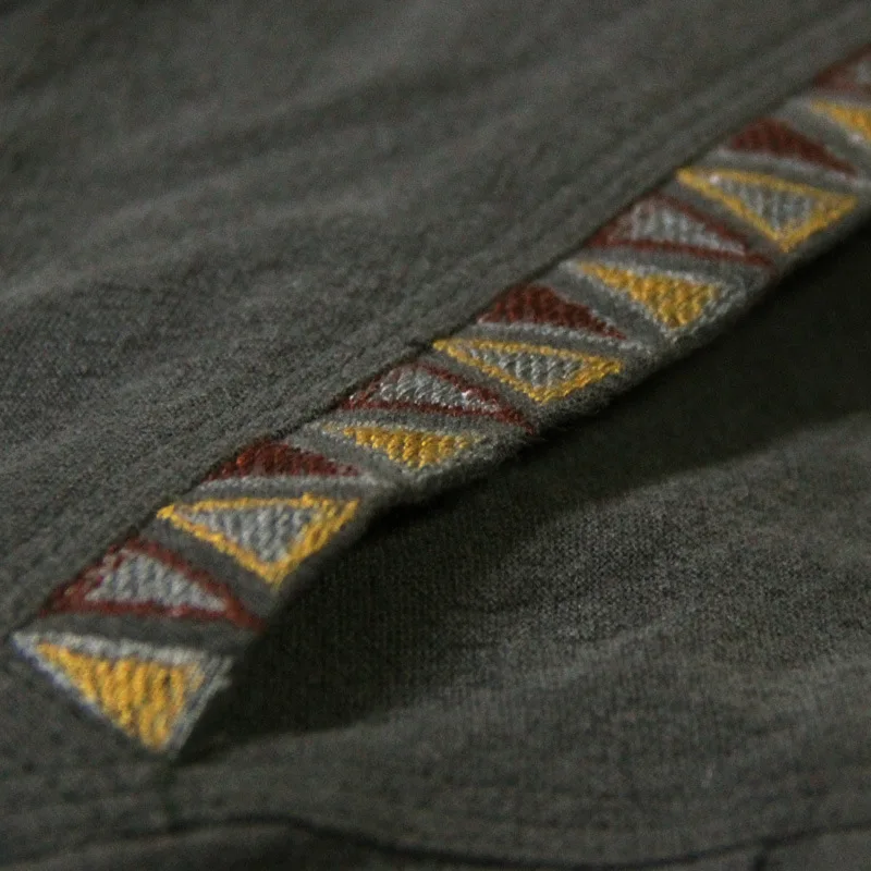 2017 Вышивка кисточкой сексуальные Для женщин Лен Платья для летние Винтаж длинное