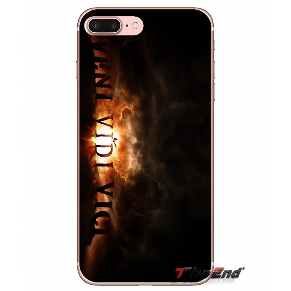 Для iPhone X 4 4S 5 5S 5C SE 6 6S 7 8 Plus Samsung Galaxy J1 J3 J5 J7 A3 A5 2016 2017 Veni Vidi Vici I Come saw conqure Case|case me|case plusfor