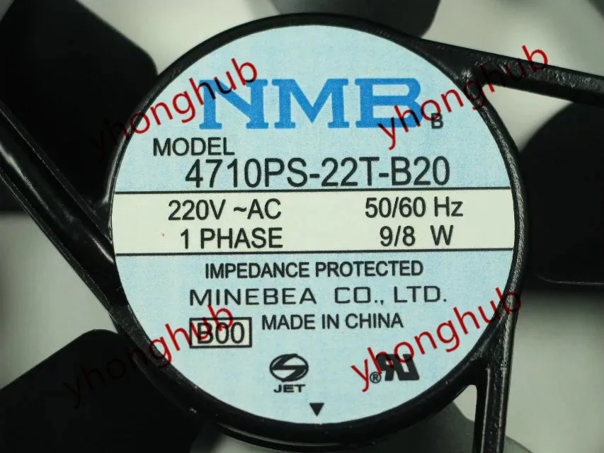 NMB MAT 4710PS 22T B20 B00 AC 220V 9W/8W 120x120x25mm вентилятор охлаждения сервера|square fan|server fan120x120x25mm fan
