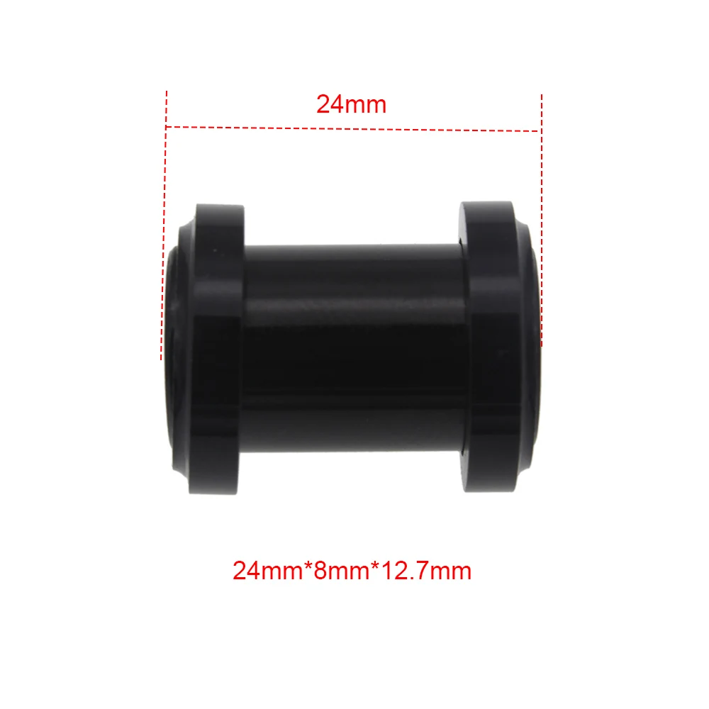 24mm 2PCS Велосипедный Задний амортизатор DU втулка Lockout ударная втулка MTB XC DH для FOX, Marzocchi алюминиевый анод 22,2 мм 24 мм 25,4 мм 38 мм 12,7 - Цвет: 24mm 2PCS