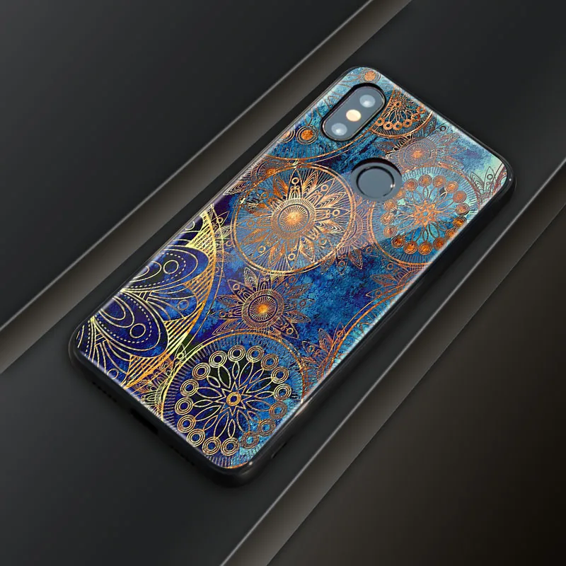 Для Xiaomi redmi note 7 Чехол из закаленного стекла чехол для Принт фото DIY индивидуальное