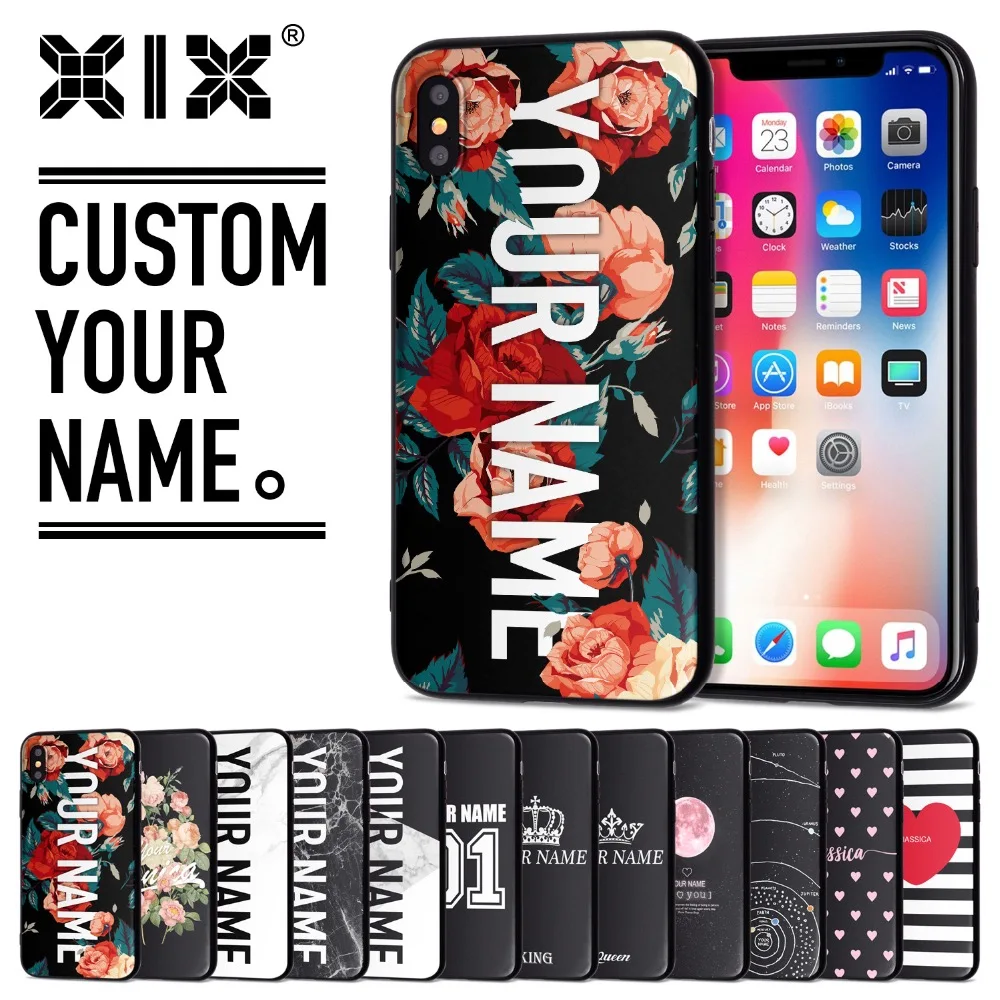 Чехол для iPhone 5 5S 6 6S 7 8 Plus X Мягкий ТПУ чехол на заказ Samsung S7 S8 S9 Huawei P9 P10 P20 Lite|Бамперы|
