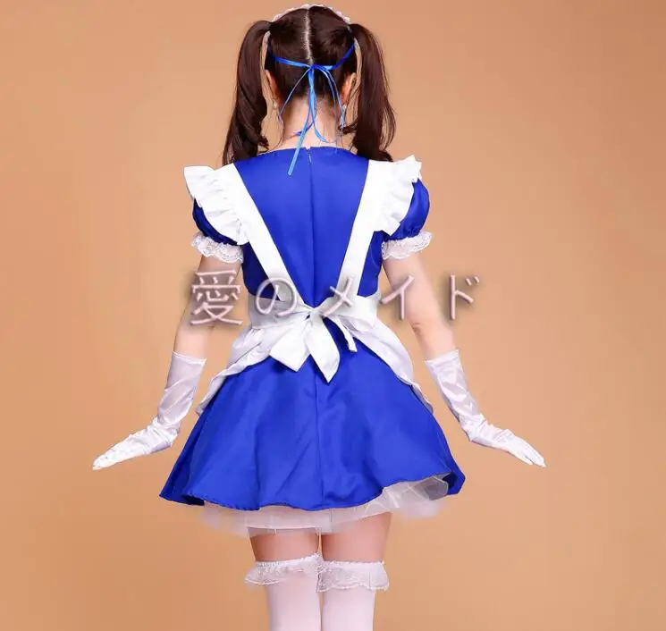 

2018 Sexy French Maid Costume Sweet Gothic Lolita Dress Anime Cosplay Sissy Maid Uniform Plus Size Halloween Costumes For Women