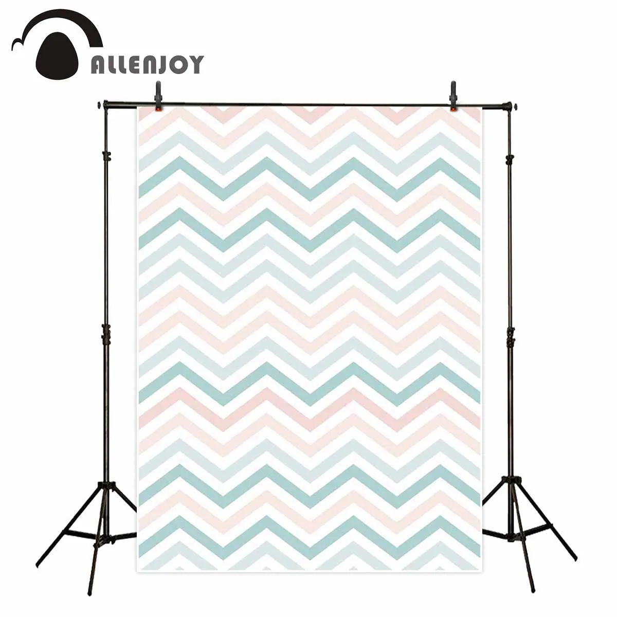 Allenjoy фон для фотостудии красочные волнистые полосы линии яркий сине-зеленый