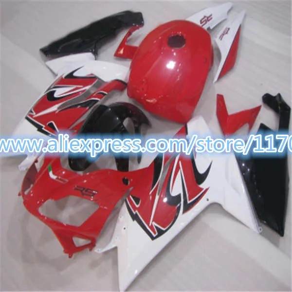 

Bo Injection mold Fairing kit for Aprilia RS125 06 07 08 09 10 11 RS 125 2006 2007 2010 2011 Cool Red white Fairings set+gifts
