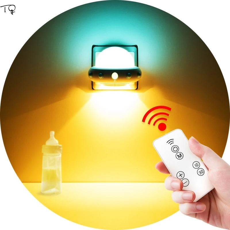 Летающая тарелка НЛО настенные лампы для ребенка ночник Затемнение Led