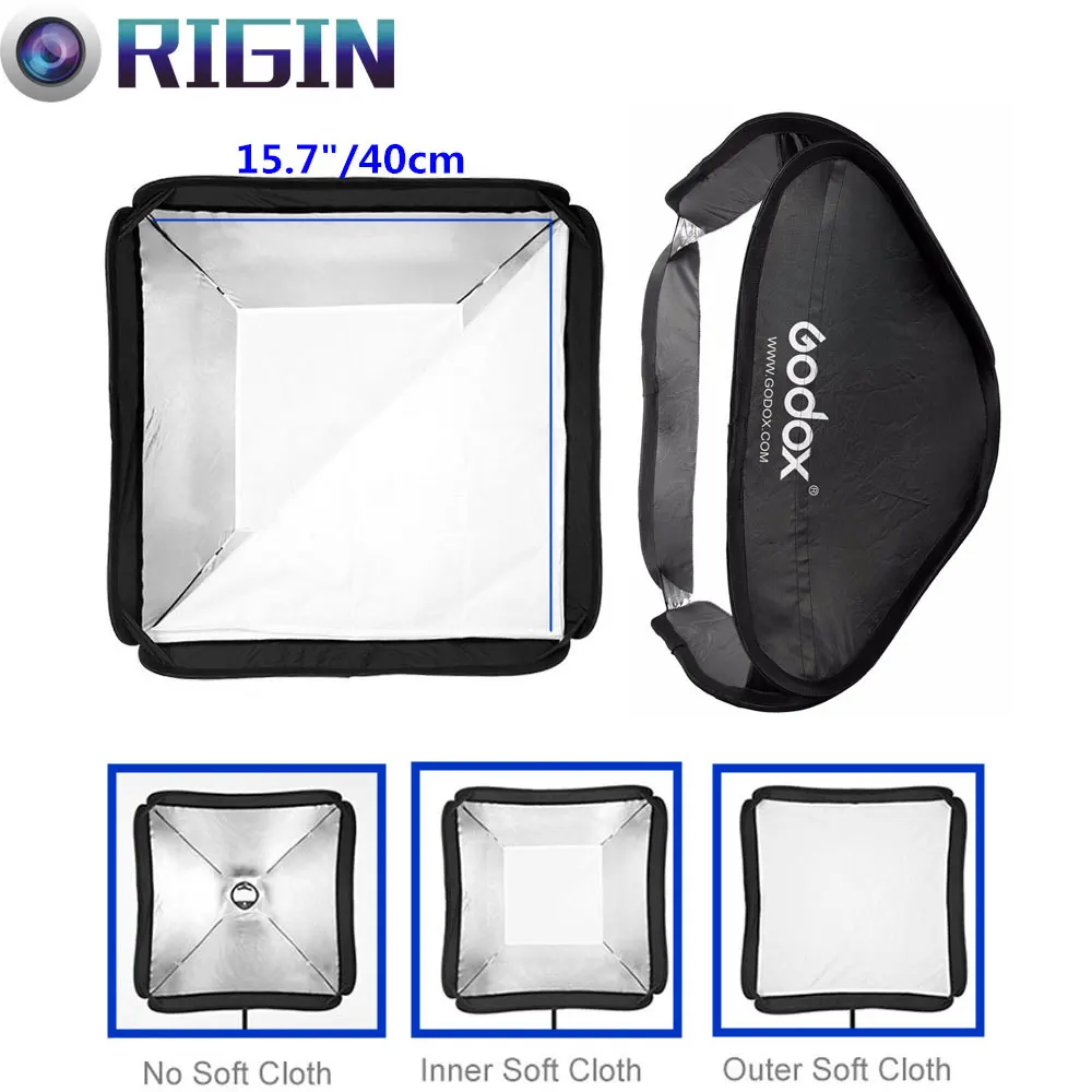 Godox складной портативный только софтбокс 15 &quot/40 см специально для s типа