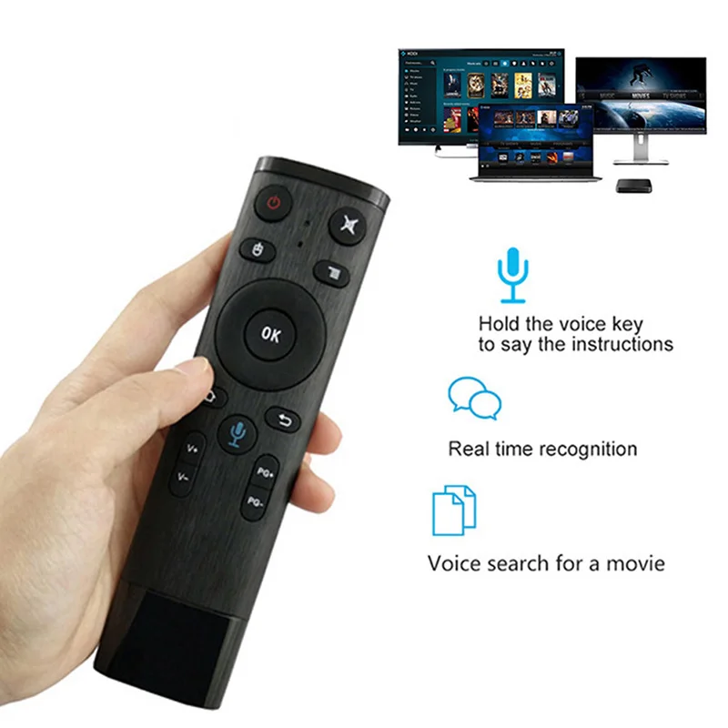 2019 Горячая Bluetooth/2 4 GHz WIFI голосовое дистанционное управление воздушная мышь с usb