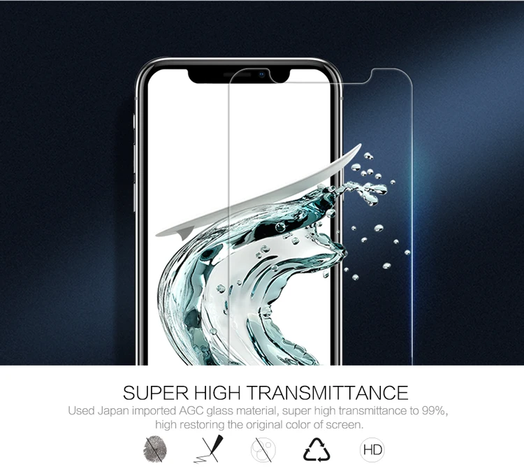 Для iPhone X 8 7 6 6S Plus стекло Nillkin Закаленное стекло протектор экрана H+ Pro против царапин для iPhone X 8 7 6 6S 5 5S SE стекло