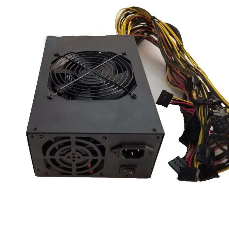 Cryptocurrency bitcoin mining rig 2000W power supply miner ethereum computer sever source for gtx1070 P106 R9 370 RX480 570 | Компьютеры и