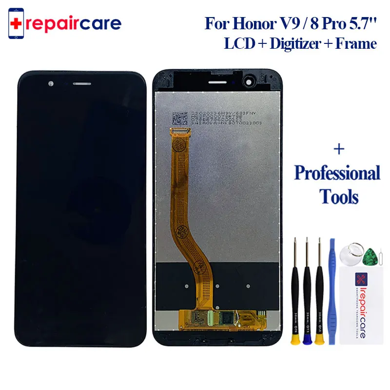 Для Huawei Honor 8 Pro/ V9 ЖК дисплей с сенсорным экраном 5 7 дюйма дигитайзер в сборе для