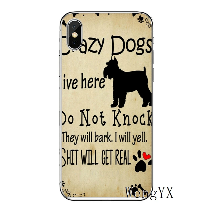 Schnauzer-A-13 Миниатюрная собака Шнауцер для samsung Galaxy S10 S9 S8 S7 S6 edge Plus Lite S5 S4 mini Note 9 8 5 4 TPU мягкий чехол для телефона - Цвет: Schnauzer-A-13