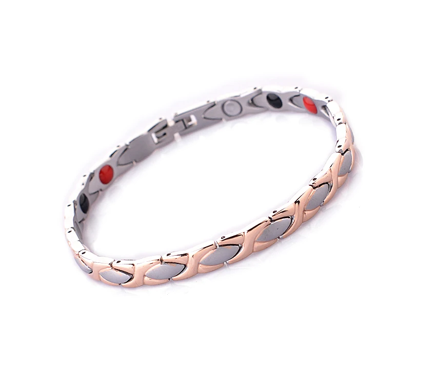 2017 уникальный магнитный Неодимовый терапевтический браслет из нержавеющей