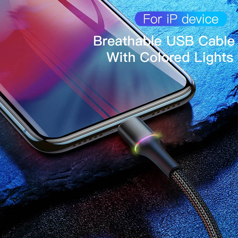 Baseus USB кабель для iPhone зарядное устройство Быстрая зарядка данных кабель мобильного телефона для iPhone Xs Max Xr X 11 8 7 6S 5 5S iPad провод шнур 3 м